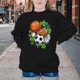 St Patricks Day Shamrock Basketball Baseball Football Soccer Youth Crewneck Sweatshirt St Patricks Day Shamrock Basketball Baseball Football Soccer Youth Crewneck Sweatshirt