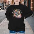 Stealing Bases And Hearts Baseball Puns Sports Youth Crewneck Sweatshirt