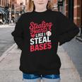 Stealing Hearts Like I Steal Bases Cute Baseball Valentine Youth Crewneck Sweatshirt Stealing Hearts Like I Steal Bases Cute Baseball Valentine Youth Crewneck Sweatshirt