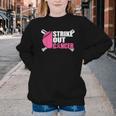 Strike Out Cancer Breast Cancer Awareness Baseball Warrior Youth Crewneck Sweatshirt Strike Out Cancer Breast Cancer Awareness Baseball Warrior Youth Crewneck Sweatshirt