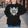 I Teach My Kids To Hit & Steal Baseball Player Coach Dad Tee Youth Crewneck Sweatshirt I Teach My Kids To Hit & Steal Baseball Player Coach Dad Tee Youth Crewneck Sweatshirt