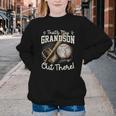 That's My Grandson Out There Jersey Number 55 Baseball Youth Crewneck Sweatshirt That's My Grandson Out There Jersey Number 55 Baseball Youth Crewneck Sweatshirt