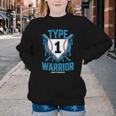 Type 1 Warrior Diabetes Awareness Baseball Enthusiasts Youth Crewneck Sweatshirt Type 1 Warrior Diabetes Awareness Baseball Enthusiasts Youth Crewneck Sweatshirt