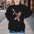 Ugly Christmas Sweater Gingerbread Baseball Toddler Kids Youth Crewneck Sweatshirt