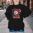 Valentines Baseball Toddler Boys Kids Dabbing Baseball Drip Youth Crewneck Sweatshirt