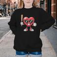 Valentines Day Heart Playing Baseball Boys Men Kids Girls Youth Crewneck Sweatshirt Valentines Day Heart Playing Baseball Boys Men Kids Girls Youth Crewneck Sweatshirt