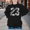 Vintage Baseball Number 23 Jersey Player Uniform Youth Crewneck Sweatshirt