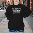 Will Work For Tournament Entry Fees – Travel Baseball Youth Crewneck Sweatshirt Will Work For Tournament Entry Fees – Travel Baseball Youth Crewneck Sweatshirt