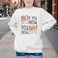 6 7 If You Know You Know Baseball Ice Cream Dip Youth Crewneck Sweatshirt