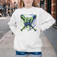 67 Baseball Drip Effect Urban Tee Style 6-7 Meme Graphic Premium Tri-Blend Youth Crewneck Sweatshirt