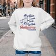 Take Me Out To The Ball Game Retro Peanuts Baseball Sports Youth Crewneck Sweatshirt