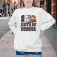 Baseball 100 Days Of School Happy 100th Day Teachers Kids Youth Crewneck Sweatshirt Baseball 100 Days Of School Happy 100th Day Teachers Kids Youth Crewneck Sweatshirt