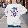Baseball Drip 8th 8 Year Old Birthday Boys Pitcher Player Youth Crewneck Sweatshirt