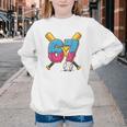 Baseball Drip Number 67 Player 67th Birthday Meme Gen Alpha Youth Crewneck Sweatshirt
