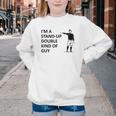 Baseball Pun Saying I'm a Stand Up Double Type Of Guy Youth Crewneck Sweatshirt Baseball Pun Saying I'm a Stand Up Double Type Of Guy Youth Crewneck Sweatshirt