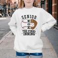 Baseball Senior Mom 2026 The Final Inning Youth Crewneck Sweatshirt Baseball Senior Mom 2026 The Final Inning Youth Crewneck Sweatshirt