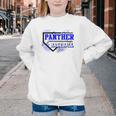 Blue Panther Baseball Home Plate Game Day Mascot Panther Youth Crewneck Sweatshirt Blue Panther Baseball Home Plate Game Day Mascot Panther Youth Crewneck Sweatshirt