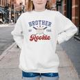 Brother Of Rookie 1st Birthday Baseball Boy Family Matching Youth Crewneck Sweatshirt Brother Of Rookie 1st Birthday Baseball Boy Family Matching Youth Crewneck Sweatshirt