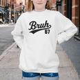 Bruh Baseball Style Number 67 Sports Bro Slang Meme Brother Youth Crewneck Sweatshirt Bruh Baseball Style Number 67 Sports Bro Slang Meme Brother Youth Crewneck Sweatshirt