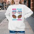 Bruh Its My 67 33 Day Of School Baseball Boys Kids 100th Day Youth Crewneck Sweatshirt Bruh Its My 67 33 Day Of School Baseball Boys Kids 100th Day Youth Crewneck Sweatshirt
