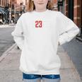 FO23VER Trendy Number 23 Baseball Team Sport For Women Men Youth Crewneck Sweatshirt