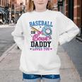 Gender Reveal Baseball Or Bows Daddy Loves You Youth Crewneck Sweatshirt Gender Reveal Baseball Or Bows Daddy Loves You Youth Crewneck Sweatshirt
