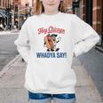 Hey Chicago Whadya Say Baseball Hot Dog Youth Crewneck Sweatshirt Hey Chicago Whadya Say Baseball Hot Dog Youth Crewneck Sweatshirt