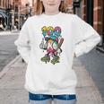 Ice Cream Drip Baseball Party 100 Days Of School Teacher Youth Crewneck Sweatshirt Ice Cream Drip Baseball Party 100 Days Of School Teacher Youth Crewneck Sweatshirt
