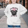 I'm Head Heffa Just Ask Me Bossy Highland Cow Baseball Cap Youth Crewneck Sweatshirt I'm Head Heffa Just Ask Me Bossy Highland Cow Baseball Cap Youth Crewneck Sweatshirt