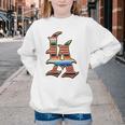 LA Sarape Los Angeles LA Sarape East LA Baseball Mexican Premium Tri-Blend Youth Crewneck Sweatshirt