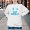Let's Ruin Baseball Baseball Humor Sarcastic Baseball Premium Tri-Blend Youth Crewneck Sweatshirt Let's Ruin Baseball Baseball Humor Sarcastic Baseball Premium Tri-Blend Youth Crewneck Sweatshirt