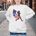 Puerto Rico Baseball Flag Player Boricua Heritage Sports Youth Crewneck Sweatshirt Puerto Rico Baseball Flag Player Boricua Heritage Sports Youth Crewneck Sweatshirt