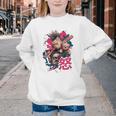 Punk Girl With Anger Kanji And Baseball Bat Youth Crewneck Sweatshirt Punk Girl With Anger Kanji And Baseball Bat Youth Crewneck Sweatshirt