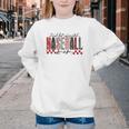 Retro Checkered Tired But Caffeinated Baseball Mom Leopard Youth Crewneck Sweatshirt Retro Checkered Tired But Caffeinated Baseball Mom Leopard Youth Crewneck Sweatshirt