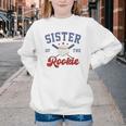Sister Of Rookie 1st Birthday Baseball Boy Family Matching Youth Crewneck Sweatshirt Sister Of Rookie 1st Birthday Baseball Boy Family Matching Youth Crewneck Sweatshirt