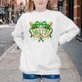 Six Seven 67 Meme Baseball Coquette Bow St Patrick's Day Youth Crewneck Sweatshirt Six Seven 67 Meme Baseball Coquette Bow St Patrick's Day Youth Crewneck Sweatshirt