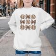 Soccer Bow Game Day Baseball Coquette Bow Women Girls Youth Crewneck Sweatshirt