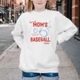 Tired Baseball Mom Club Baseball Mama Mother's Day Youth Crewneck Sweatshirt Tired Baseball Mom Club Baseball Mama Mother's Day Youth Crewneck Sweatshirt