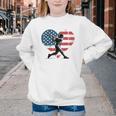 Valentines Baseball Batter Silhouette Heart Men Boys Kid Youth Crewneck Sweatshirt Valentines Baseball Batter Silhouette Heart Men Boys Kid Youth Crewneck Sweatshirt