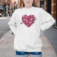 Valentine's Day Baseball Heart Softball Player Sports Lover Youth Crewneck Sweatshirt Valentine's Day Baseball Heart Softball Player Sports Lover Youth Crewneck Sweatshirt