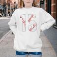 Vintage Distressed Baseball Number 15 Jersey Player Uniform Youth Crewneck Sweatshirt