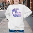 I Will Be Waiting For You At Home Baseball Softball Catcher Youth Crewneck Sweatshirt