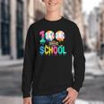 100 Days Of School Baseball Boys Kids Colorful 100th Day Youth Crewneck Sweatshirt 100 Days Of School Baseball Boys Kids Colorful 100th Day Youth Crewneck Sweatshirt