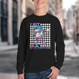 100 Days Of School Baseball Drip Boys Kids 100th Day School Youth Crewneck Sweatshirt 100 Days Of School Baseball Drip Boys Kids 100th Day School Youth Crewneck Sweatshirt