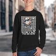100 Days Of School Boys Dabbing Baseball 100th Day Of School Youth Crewneck Sweatshirt