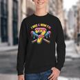 I Was 6 Now I'm 7 Dripping Ice Cream Baseball 67 Drip Youth Crewneck Sweatshirt I Was 6 Now I'm 7 Dripping Ice Cream Baseball 67 Drip Youth Crewneck Sweatshirt