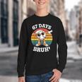 67 Days Of School Bruh Teacher Kids Dabbing Baseball Youth Crewneck Sweatshirt 67 Days Of School Bruh Teacher Kids Dabbing Baseball Youth Crewneck Sweatshirt