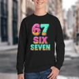 67 Ice Cream Drip Baseball Six Seven 6-7 Meme Teen Boy Youth Crewneck Sweatshirt