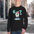 67 Meme Six Seven 6 7 Meme Dab Baseball Ice Cream Drip Youth Crewneck Sweatshirt 67 Meme Six Seven 6 7 Meme Dab Baseball Ice Cream Drip Youth Crewneck Sweatshirt