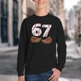 67 Trend Baseball Six Seven Number For Boys Men Youth Crewneck Sweatshirt